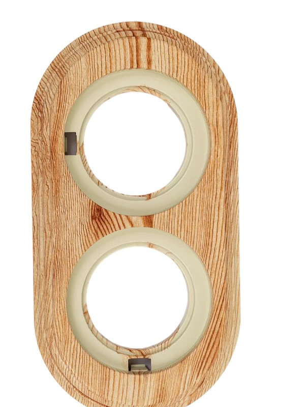 
Рамка 2-м Лизетта ретро ABS -пластик карельская сосна Bironi BF1 -620-13/PL