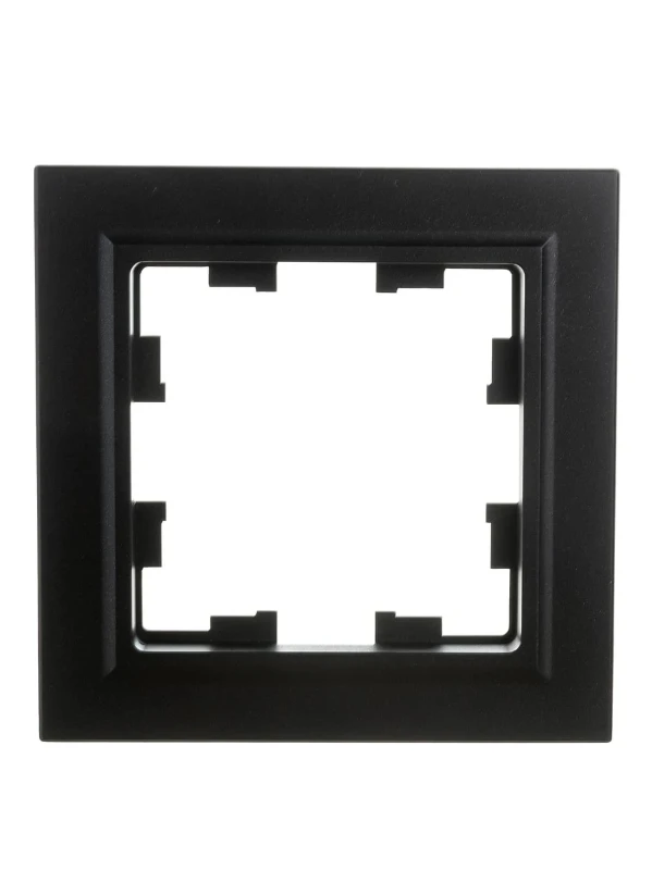 Рамка 1-м BRITE РУ-1-БрЧ черн. IEK BR-M12-K02