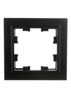 Рамка 1-м BRITE РУ-1-БрЧ черн. IEK BR-M12-K02