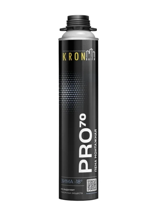 Профессиональная монтажная пена Kronbuild Зима Pro 70