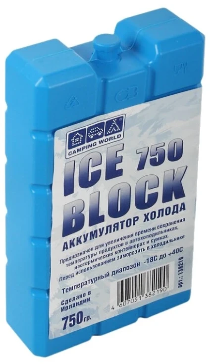 Фото для Аккумулятор холода Camping World Iceblock 750 (вес 750 г) [1/1/16]