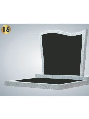 №16 Семейный памятник из серого гранита