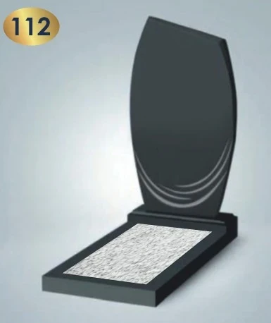 № 112 Памятник из черного гранита