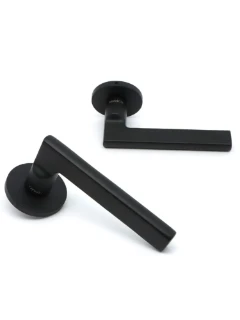 Фото для Межкомнатные ручки R06-L023-Black