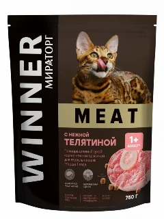Фото для "Winner" 750г/5 корм д/кош. Нежная телятина