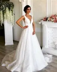 Фото для Свадебное платье с небольшим шлейфом