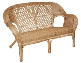 Плетеный диван из ротанга